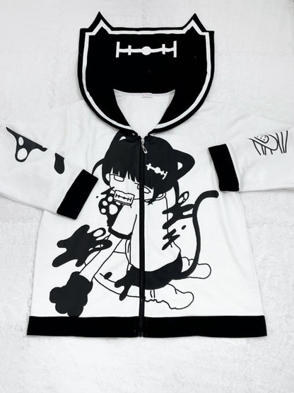 Subculture Tops Mine Cat Sailor