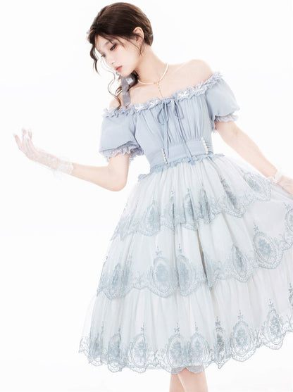 Dress Elegant Lolita Sheer Summer