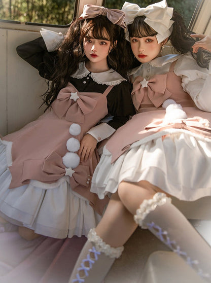 カラースカート ドールサス スウィートロリータトップ ボンボン