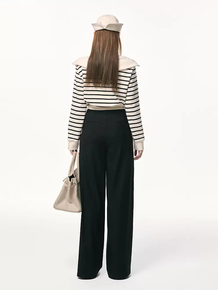 Knopfleiste Hose Faux Design Dasual Button