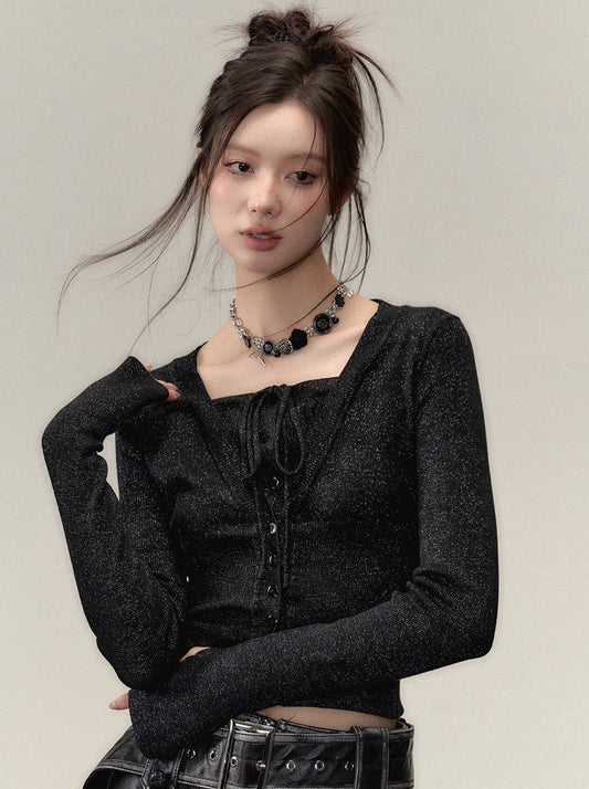 Gefälschte zweiteilige Ramewest Slim Tops