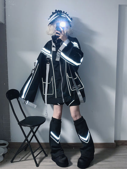 Cyberpunk Elektronik Jacke Angel Original Charge Sportswear Neighborhood