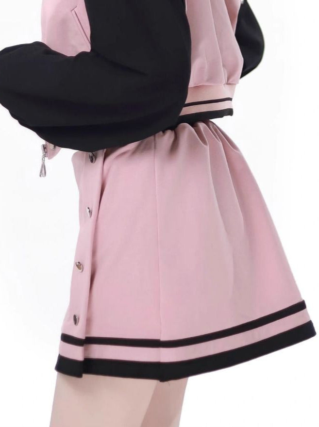 College Saber Anzug Baseball Starry Pink