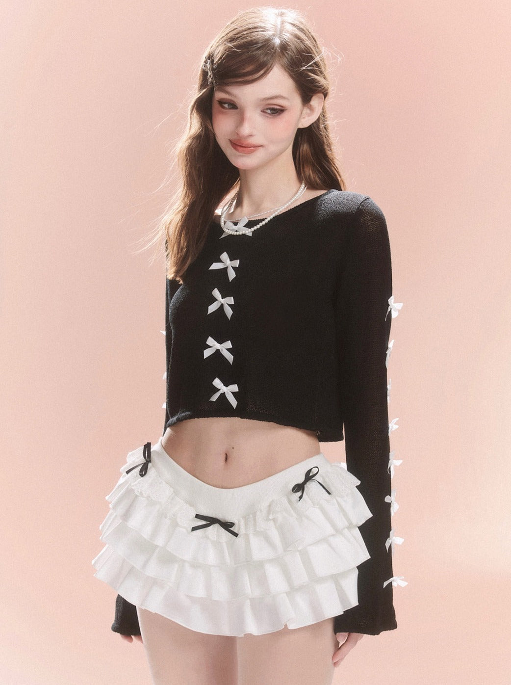 Schickes Girly Top Sweet Ribbon French