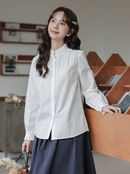 Blouse Retro French Girly