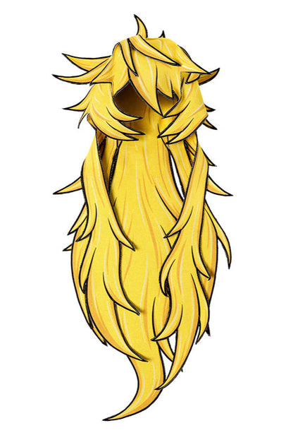 Animated 3D Hair Cap Long