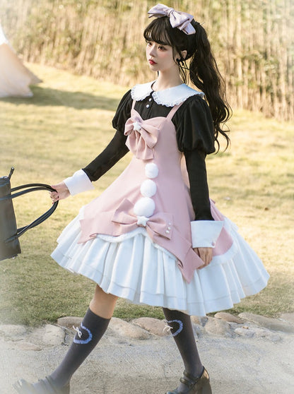 カラースカート ドールサス スウィートロリータトップ ボンボン