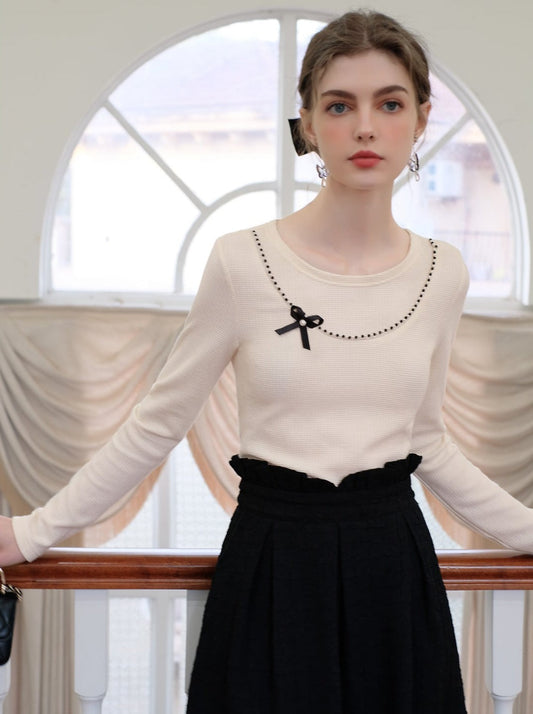 Zuckerperlen French Queen Top Band Braun