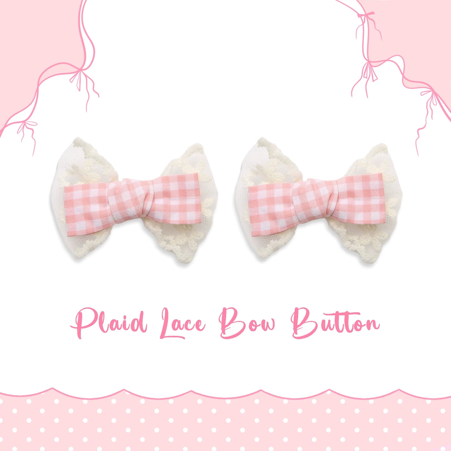Sweet Bow Shoe Clips - Removable Lolita Shoe Accessories