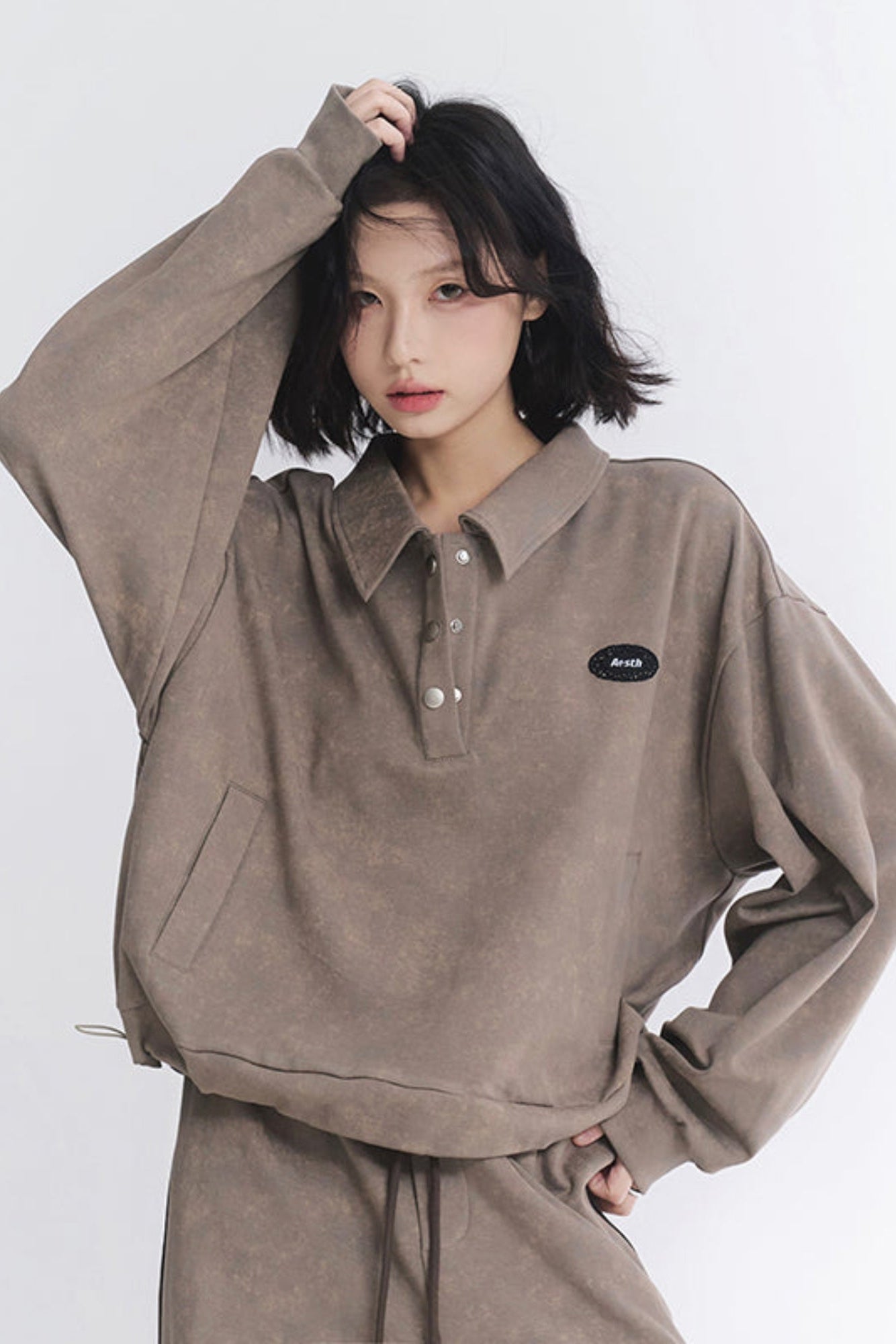 パンツ スウェットシャツ カーゴセットアップと