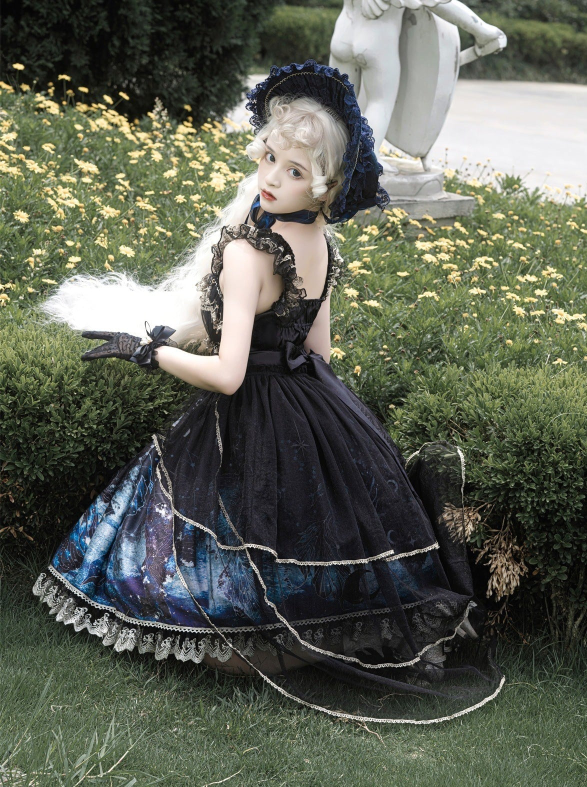 Gothic Lolita Dark Sass Skirt