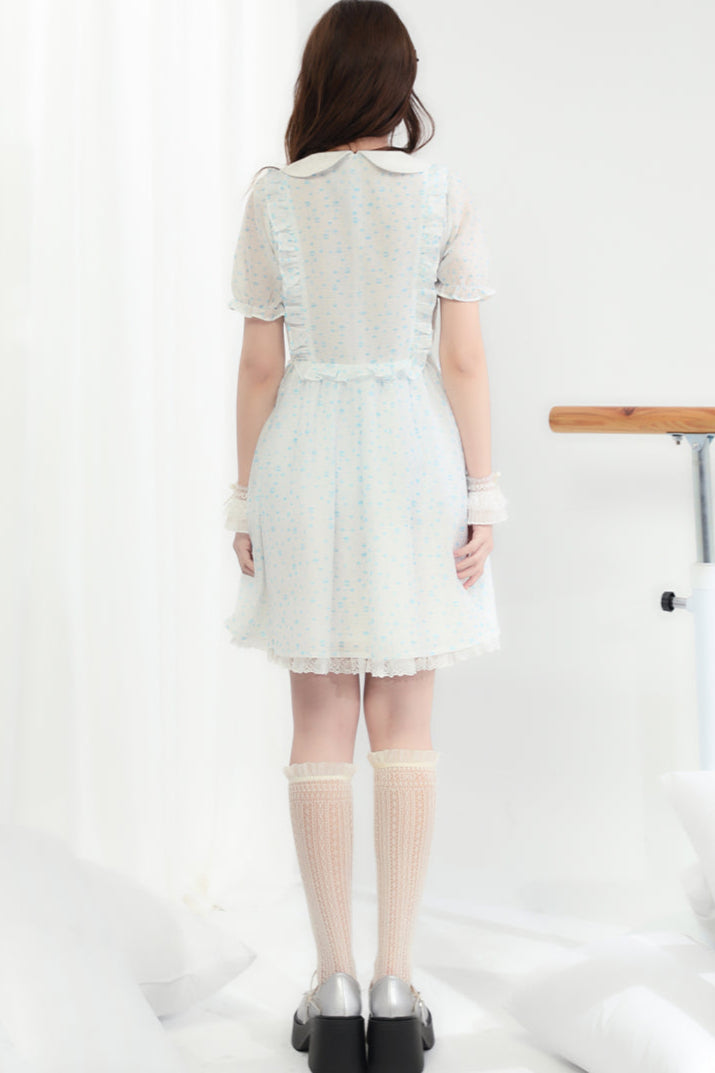 Blumenpuppenkleid, transparent, Ecosta