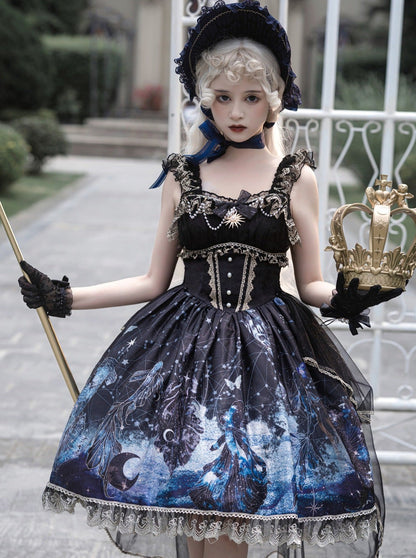 Gothic Lolita Dark Sass Skirt