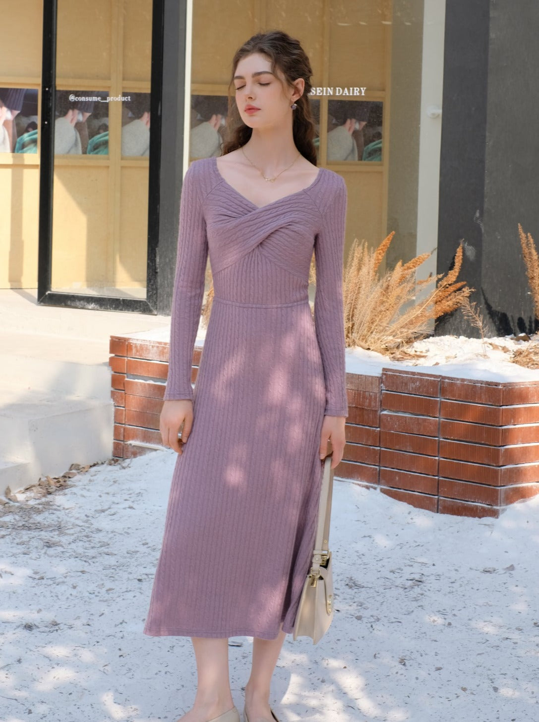 ドレスリボンレトロペースロング