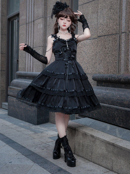 Super Fee Kleid Lolita Prinzessin Hosenträger
