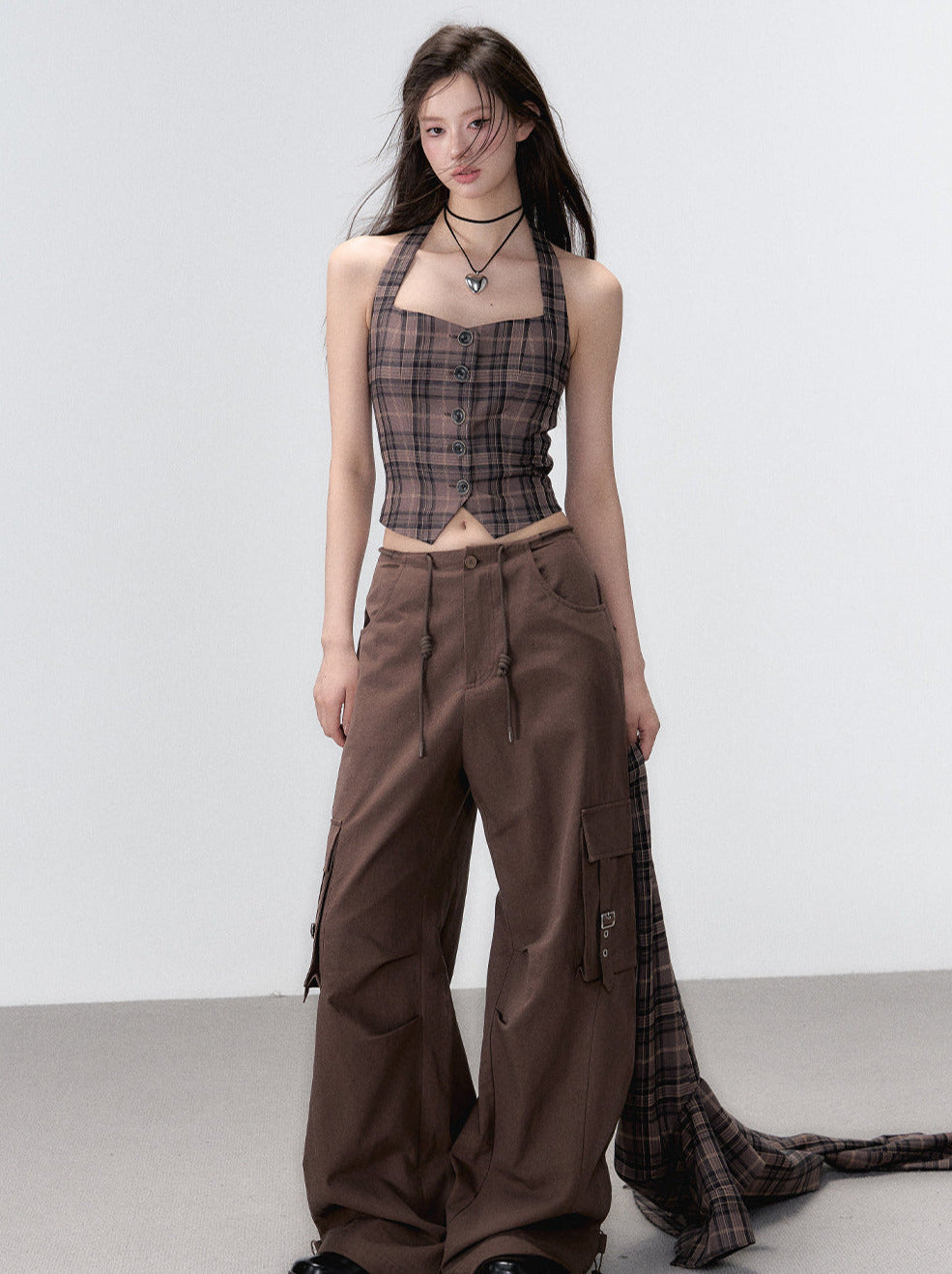 Retro Suit Piece Sleep Style Skirt Pleated Jacket College Vest