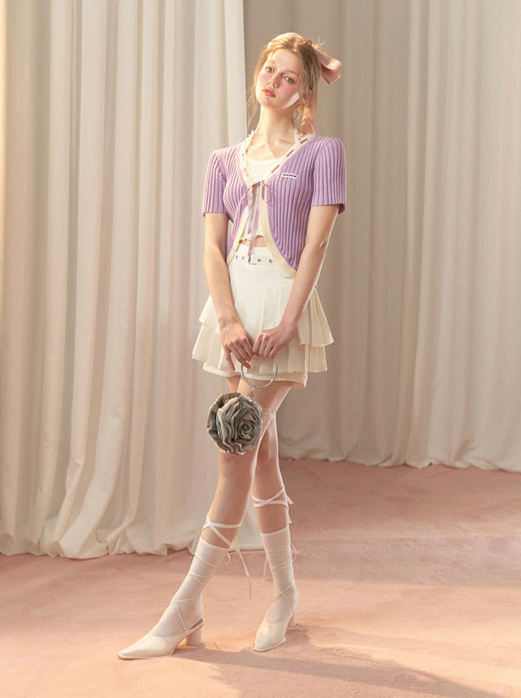 Sweet Tops Stitch Purple Summer Ribbon