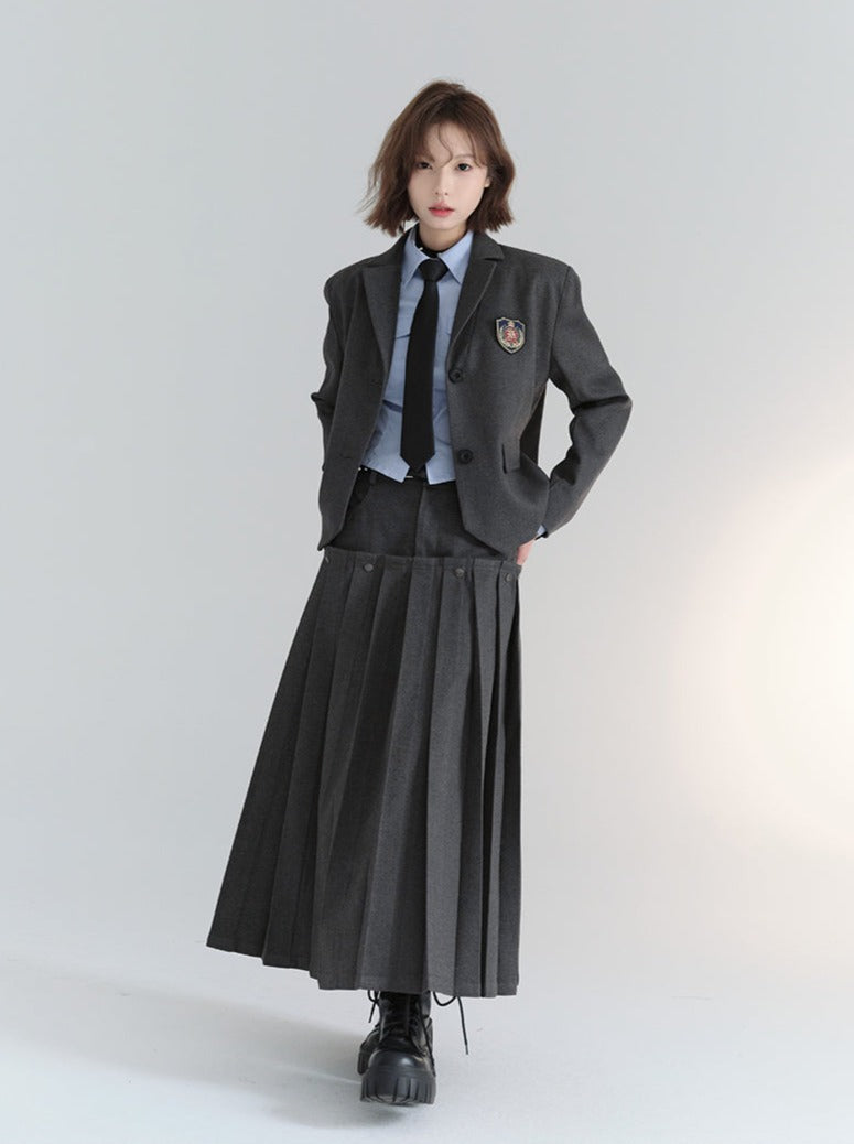 Emblem Jacket College Simple