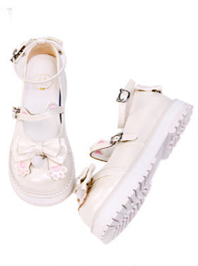 Head Doll Lolita Single Shoes Cat Shoes Big