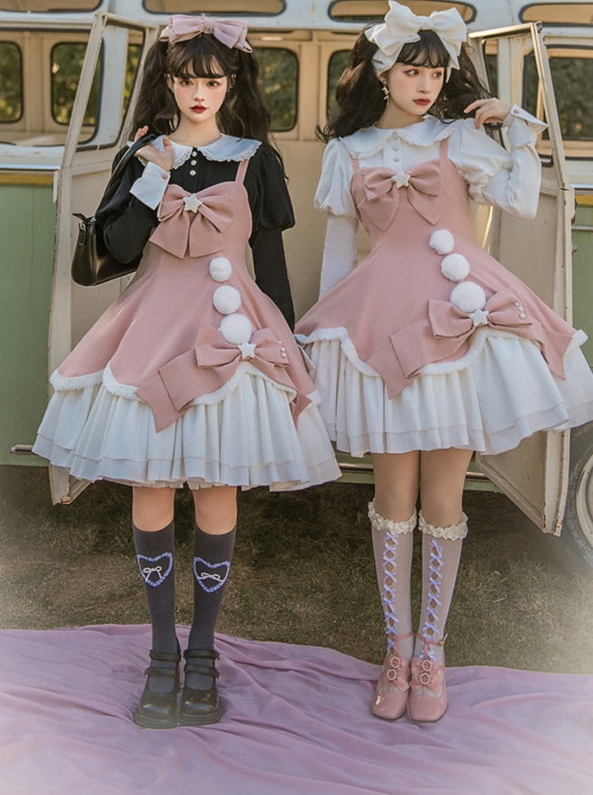 カラースカート ドールサス スウィートロリータトップ ボンボン