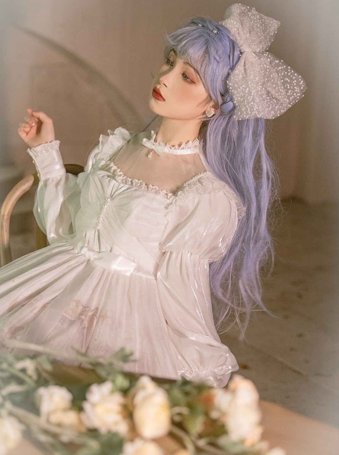 White Super Fairy Elegant Dress