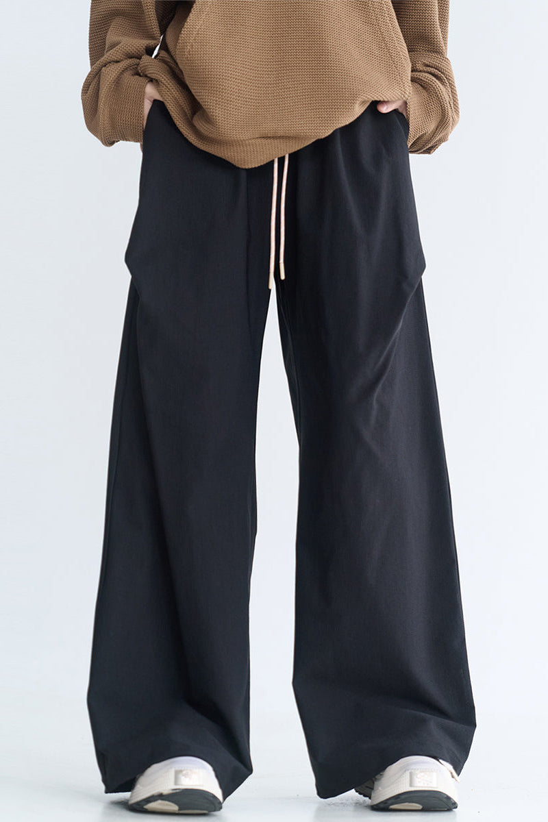 ミニマリストなワイドレッグカジュアルパンツ