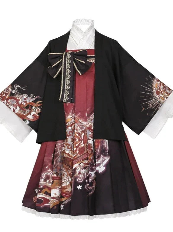 Lolita Japanisches Dunkles Set