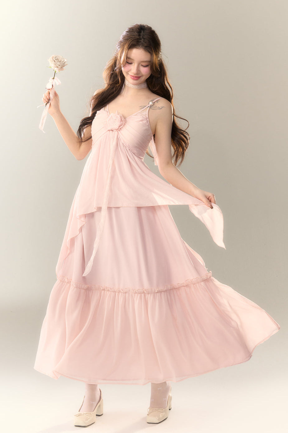 Mondscheinkleid Weiß