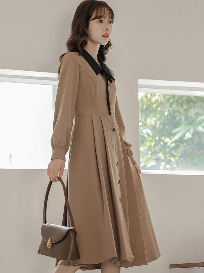 Stil Kleid Französisch Retro Shirt Girly