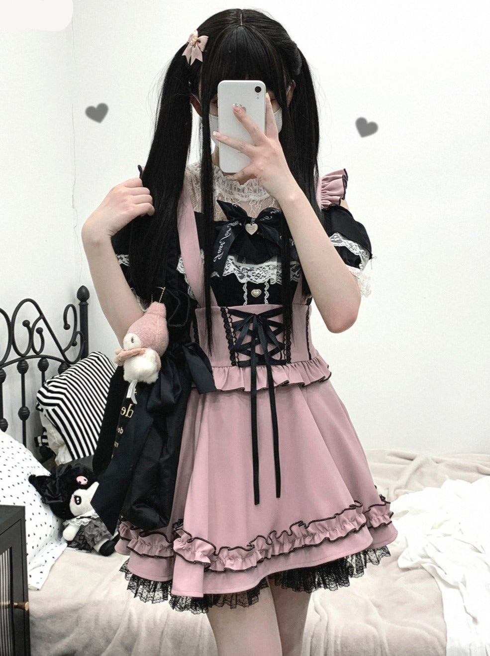 Flir Whauller Design Waist Lace Apribon Puffskart