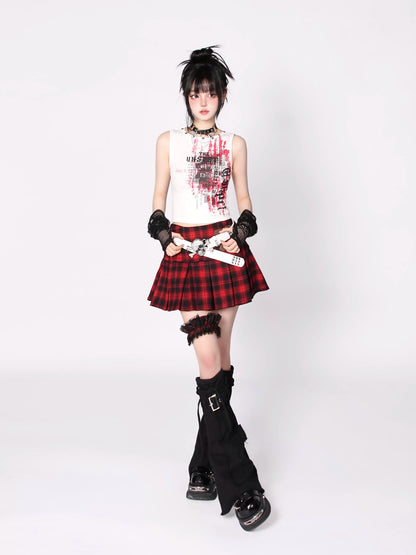 American Riveted Tank Rock Retro Top