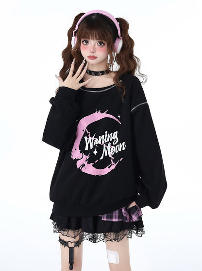 Mondschlitz-Design Top-Modus