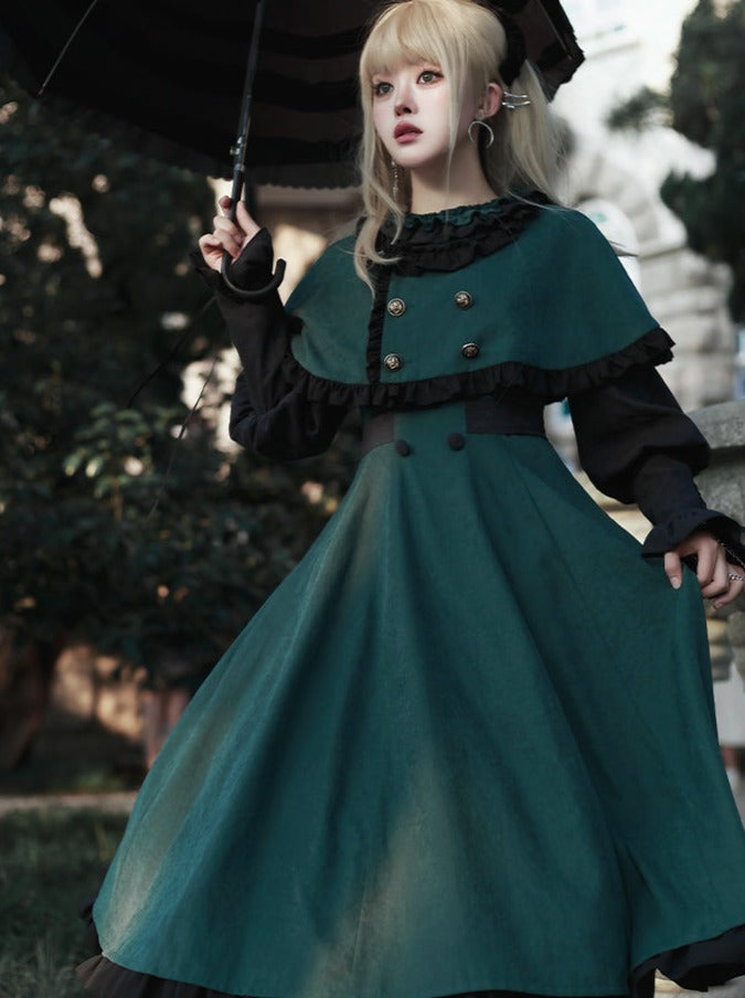 ダークマント + コントラストロリータグリーンカラーオプ