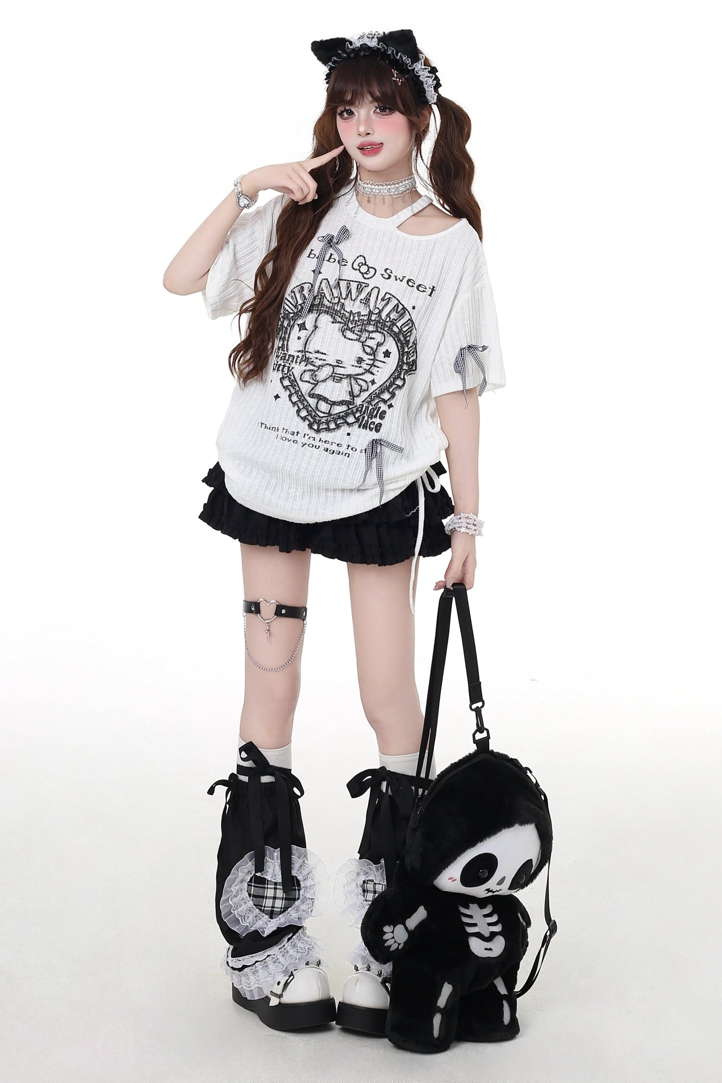 マインキャットTシャツ ルーズ