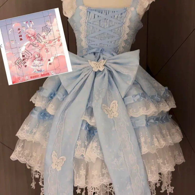 Warbler Age Ballet Lolita JSK Suspender Dress