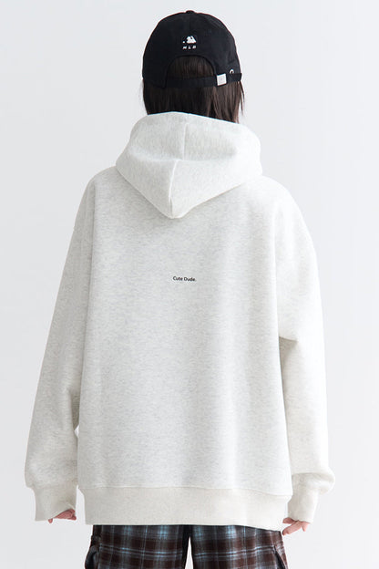 Hooded Print Puppy Sweatshirt