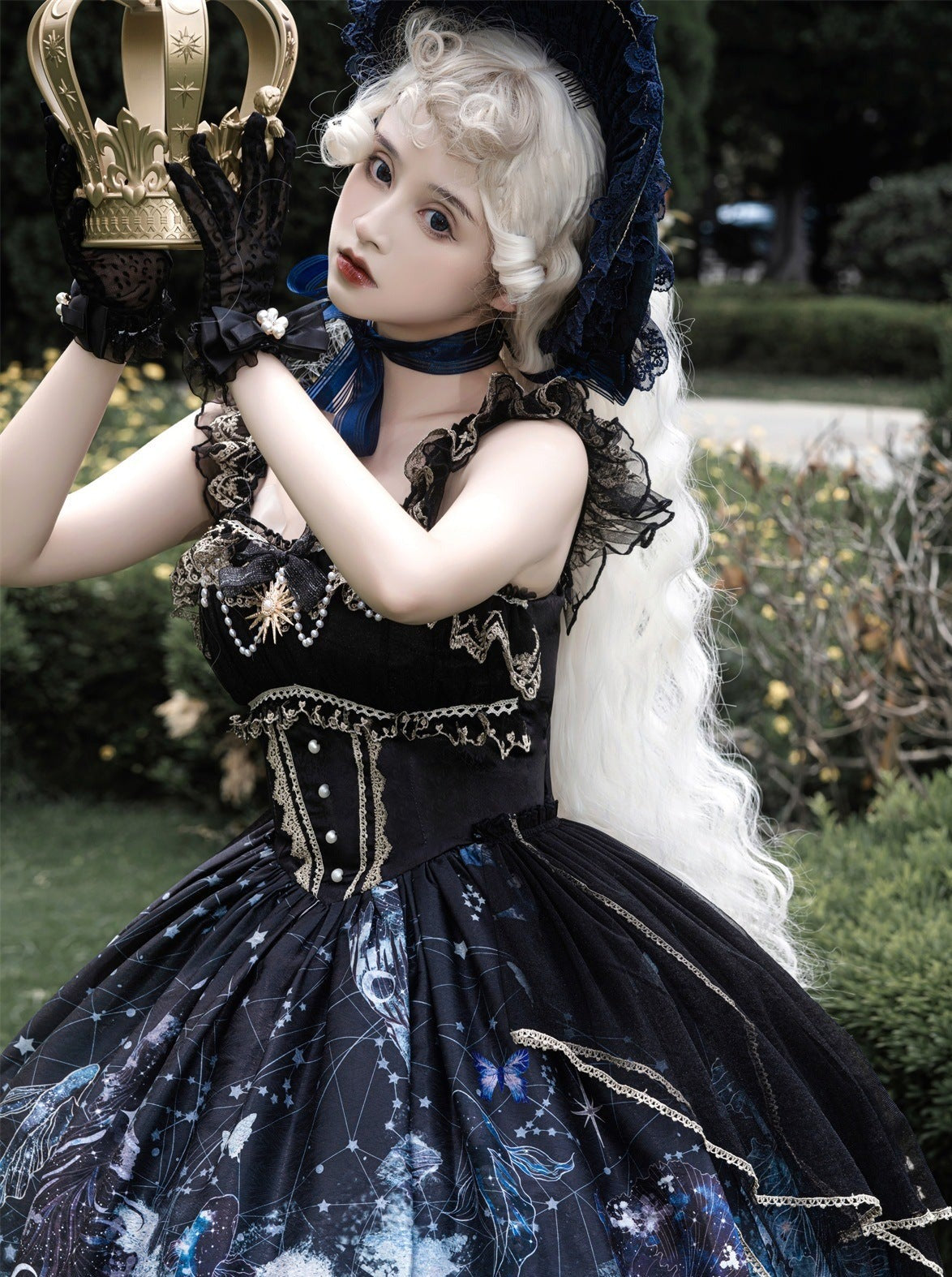 Gothic Lolita Dark Sass Skirt