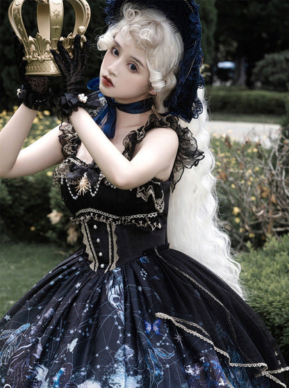 Gothic Lolita Dark Sass Skirt