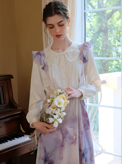 Weiße Bluse Retro Moonlight