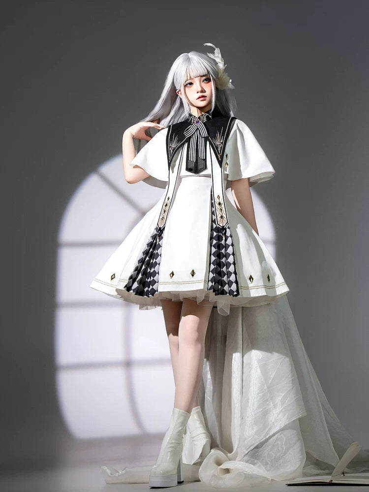 Eye of Truth Gothic Lolita Suspender Dress Set