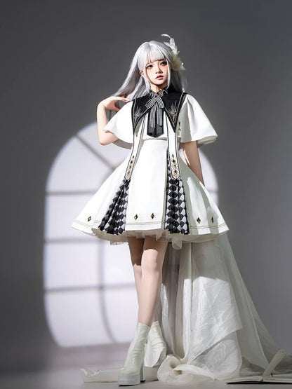 Eye of Truth Gothic Lolita Suspender Dress Set
