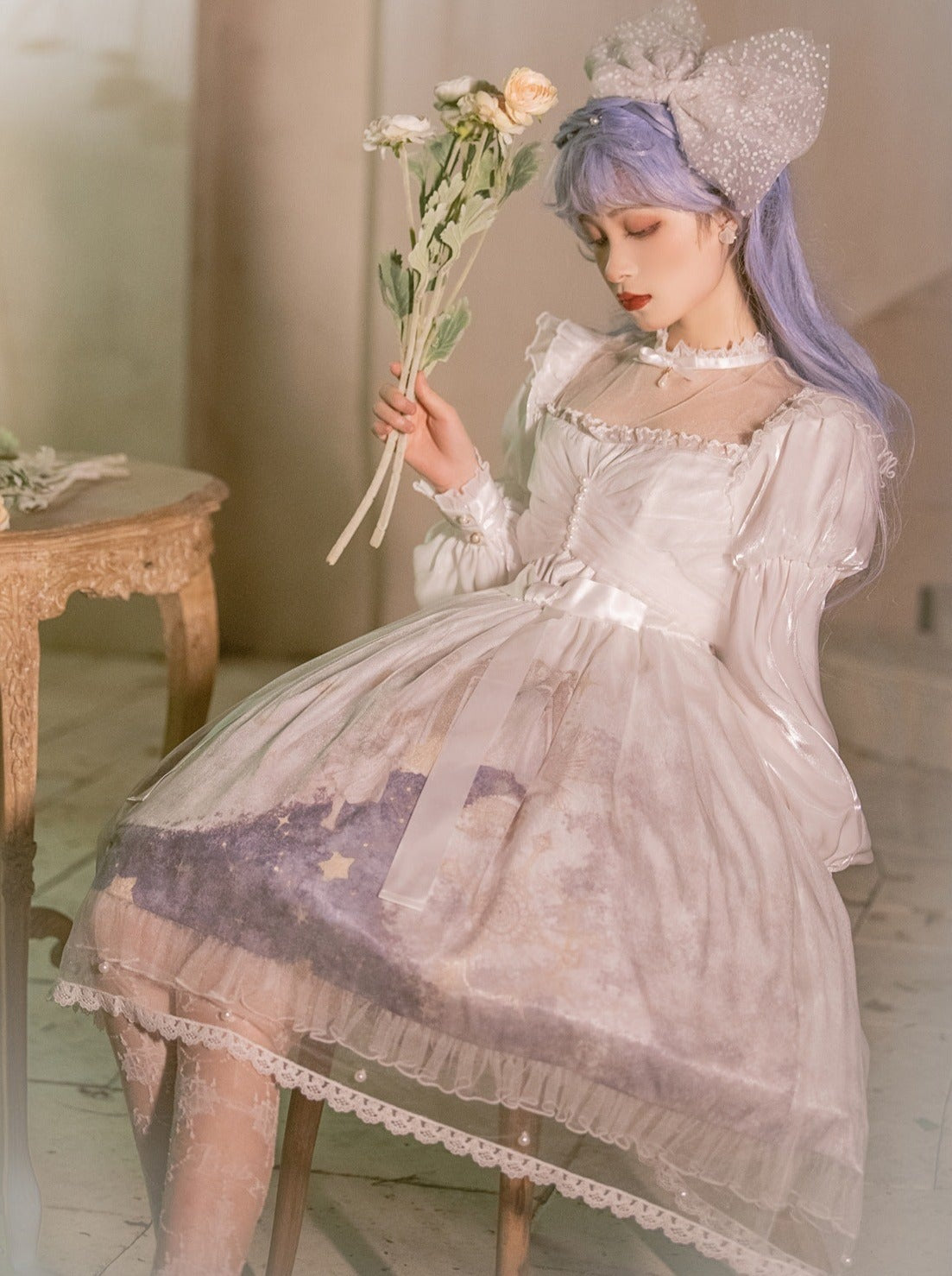 White Super Fairy Elegant Dress