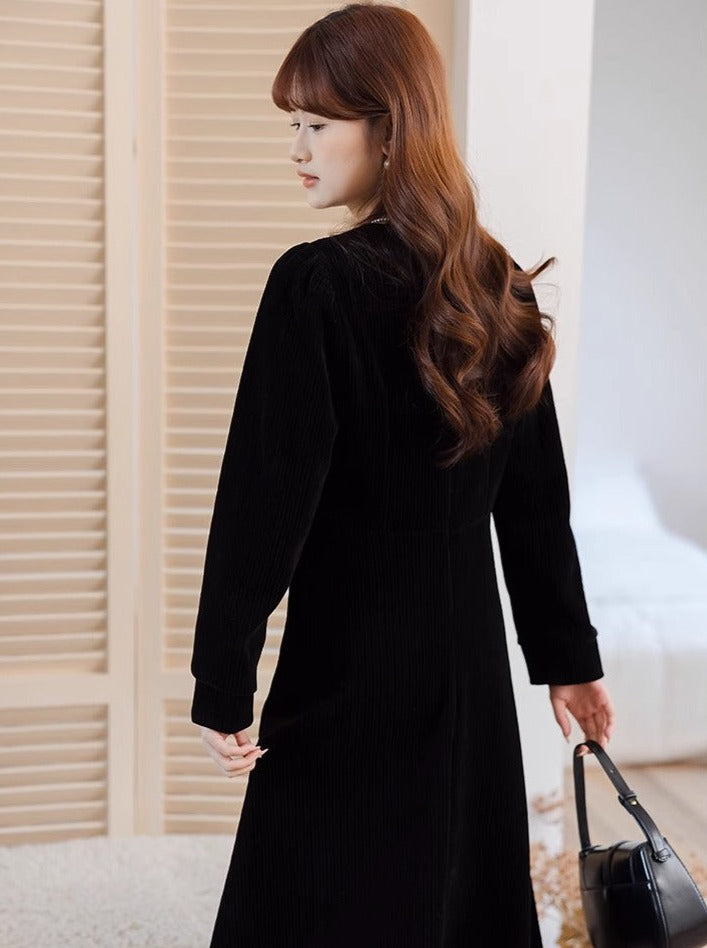 Kleid Retro Chic Französisch Stil College