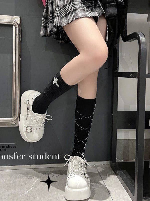 Punk Platform Shoes Studded Lolita