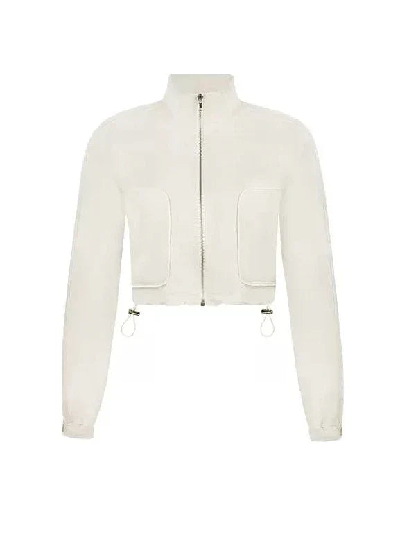 Jacket Skirt Waist White Low Mode