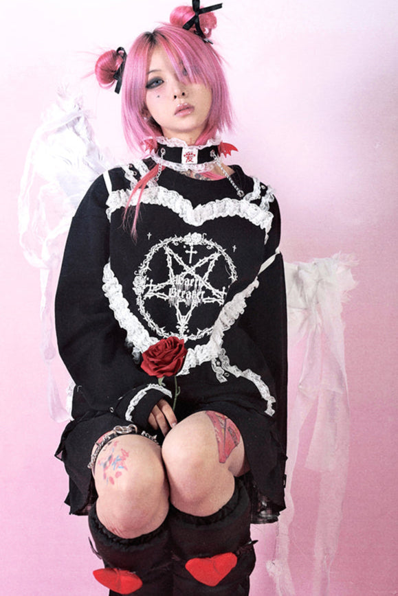 Sweatshirt Heartbreaker Loose