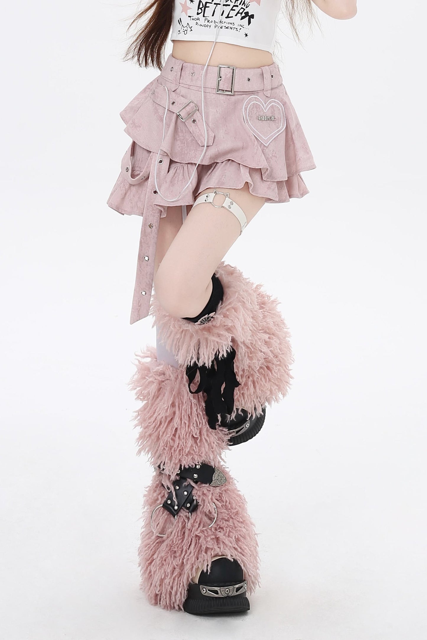 プリーツウエストイレギュラースカートハイクールAラインスイート