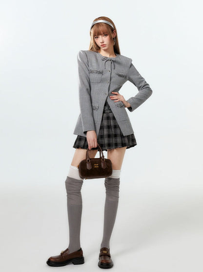 ウエストジャケットデザインフレンチマークガーリー