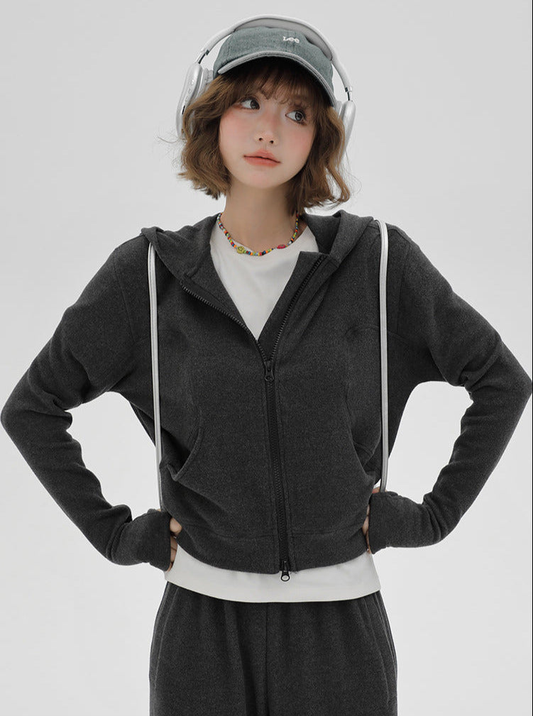 レイジースウェットシャツ パーカー ジャケット パンツスタイル スポーツ カジュアル 韓国