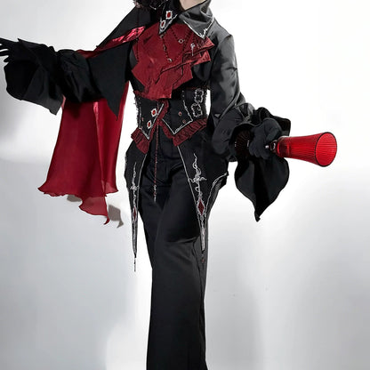 WeiZhiXingChen Crimson Vow Gothic Lolita Set